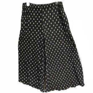 ANTHROPOLOGIE Morris Plisse Pajama Lounge Pants Geometric Ikat Womens Medium